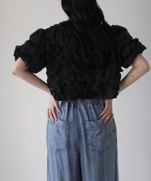 model：164cm. 着用サイズ；FREE