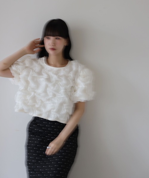 model：164cm. 着用サイズ；FREE