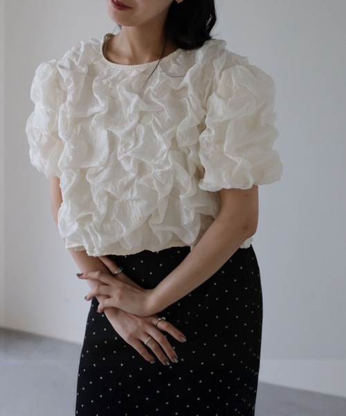 model：164cm. 着用サイズ；FREE