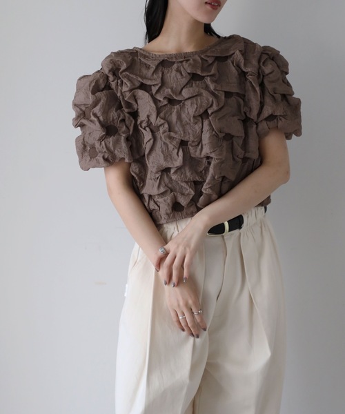 model：164cm. 着用サイズ；FREE