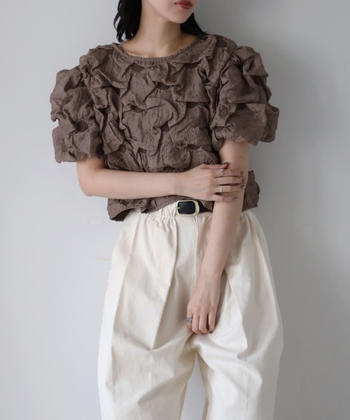 model：164cm. 着用サイズ；FREE