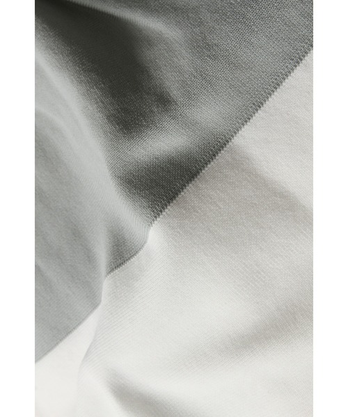 &. NOSTALGIA（アンドドットノスタルジア）の「【ZOZO限定】配色ペプラムノースリニット（ニット/セーター・レディース・グレー/ブラック/ホワイト・M）」の20枚目の写真