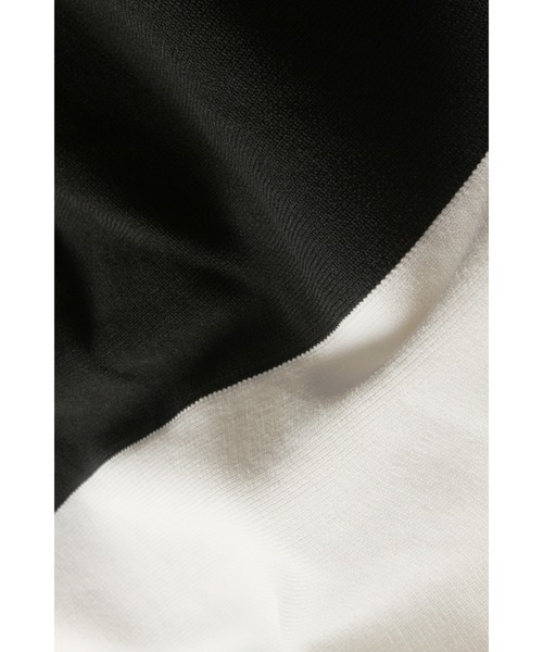 &. NOSTALGIA（アンドドットノスタルジア）の「【ZOZO限定】配色ペプラムノースリニット（ニット/セーター・レディース・グレー/ブラック/ホワイト・M）」の21枚目の写真