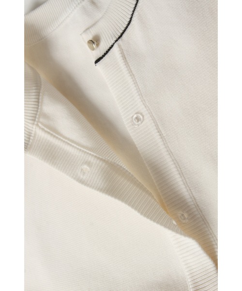 &. NOSTALGIA（アンドドットノスタルジア）の「【ZOZO限定】配色ペプラムノースリニット（ニット/セーター・レディース・グレー/ブラック/ホワイト・M）」の19枚目の写真