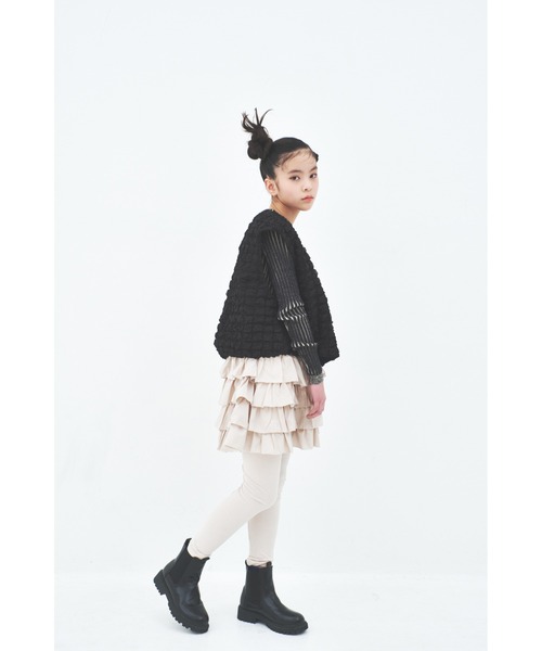 maarook(マルーク)の「タフタフリルキュロット(その他パンツ・キッズ・ブラック/ホワイト・160cm/150cm/140cm)」の14枚目の写真