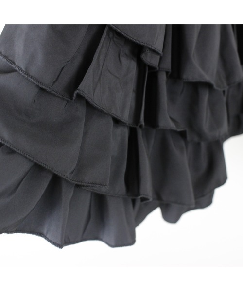 maarook(マルーク)の「タフタフリルキュロット(その他パンツ・キッズ・ブラック/ホワイト・160cm/150cm/140cm)」の19枚目の写真
