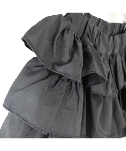 maarook(マルーク)の「タフタフリルキュロット(その他パンツ・キッズ・ブラック/ホワイト・160cm/150cm/140cm)」の20枚目の写真