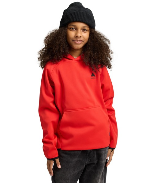 BURTON（バートン）の「Crown ウェザープルーフ フリース プルオーバー（パーカー・キッズ・レッド・S/L/M）」の3枚目の写真