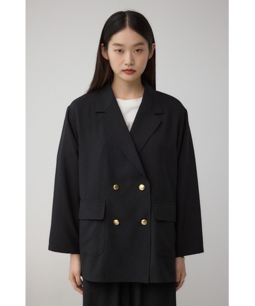 セール】サイドスリットダブルジャケット（テーラードジャケット