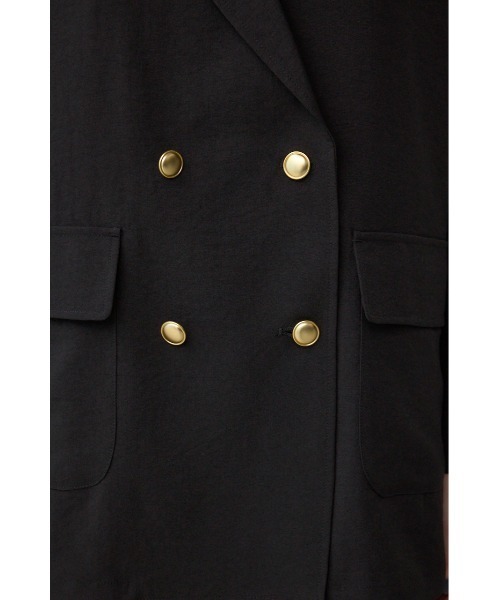 AZUL by moussy（アズールバイマウジー）の「サイドスリットダブルジャケット（テーラードジャケット・レディース・ブラウン/ライトベージュ/ブラック・MEDIUM/SMALL）」の12枚目の写真