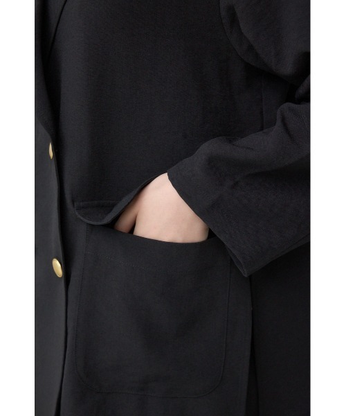 AZUL by moussy（アズールバイマウジー）の「サイドスリットダブルジャケット（テーラードジャケット・レディース・ブラウン/ライトベージュ/ブラック・MEDIUM/SMALL）」の13枚目の写真