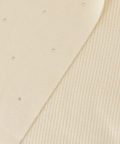 MAJESTIC LEGON（マジェスティックレゴン）の「【WEB限定/11色展開】アソートデザインリボンニットトップス（ニット/セーター・レディース・チャコールグレー/ブラック/ピンク/アイボリー/ボルドー/ブラック系その他/ホワイト系その他2/ホワイト系その他3/ブラック系その他2/グレー系その他3/ブラウン系その他2・MEDIUM）」の14枚目の写真