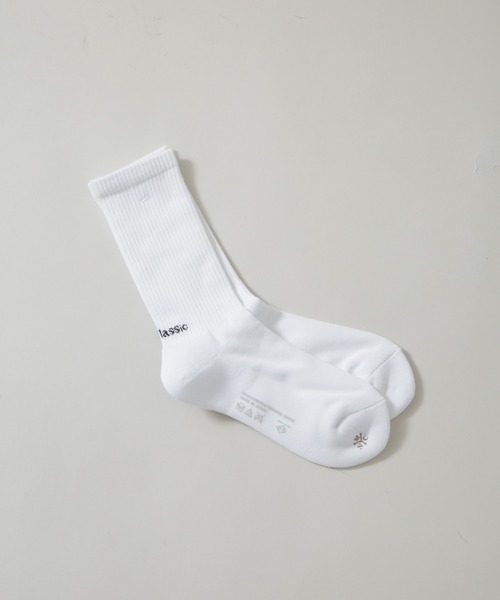 MARCOMONDE(マルコモンド)の「MARCOMONDE/sporty pile socks 23(ソックス/靴下・レディース・ラベンダー/チャコール/ホワイト・FREE)」の1枚目の写真
