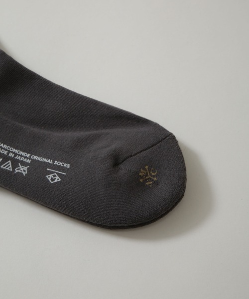 MARCOMONDE(マルコモンド)の「MARCOMONDE/sporty pile socks 23(ソックス/靴下・レディース・ラベンダー/チャコール/ホワイト・FREE)」の7枚目の写真