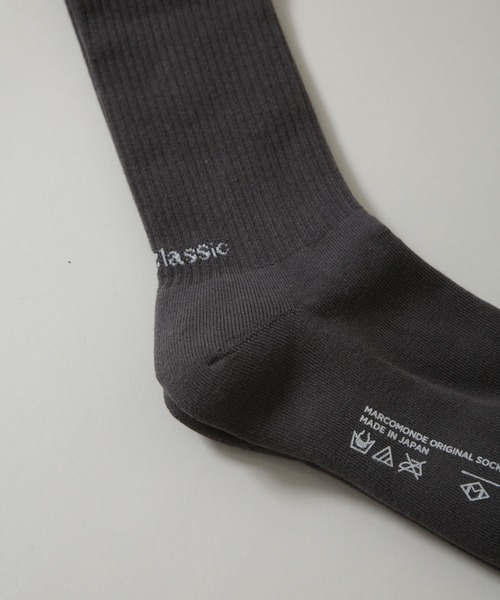 MARCOMONDE(マルコモンド)の「MARCOMONDE/sporty pile socks 23(ソックス/靴下・レディース・ラベンダー/チャコール/ホワイト・FREE)」の8枚目の写真