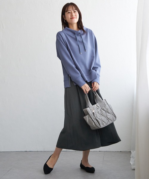 ikka(イッカ)の「ビンテージツイルタックスカーチョ(その他パンツ・レディース・オリーブ/チャコールグレー/梅/ベージュ/ネイビー・L/M/S)」の13枚目の写真