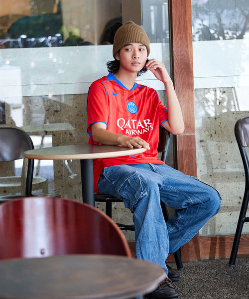 NIKE(ナイキ)の「【NIKE / ナイキ】PSG M NK DF JSY SS STAD 3R HJ4606- 680(Tシャツ/カットソー・メンズ・レッド・XX-LARGE/X-LARGE/LARGE/MEDIUM/SMALL)」の2枚目の写真