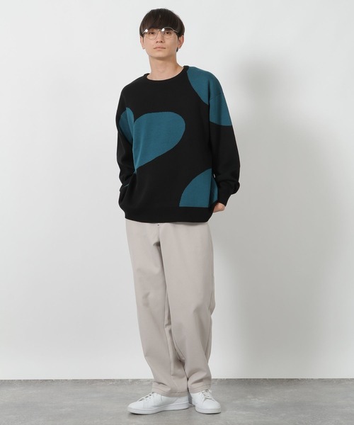 LAKOLE(ラコレ)の「ブッチャーステッチパンツ / 596083(その他パンツ・メンズ・ダークグリーン/アイボリー/ブラック・MEDIUM/LARGE)」の4枚目の写真