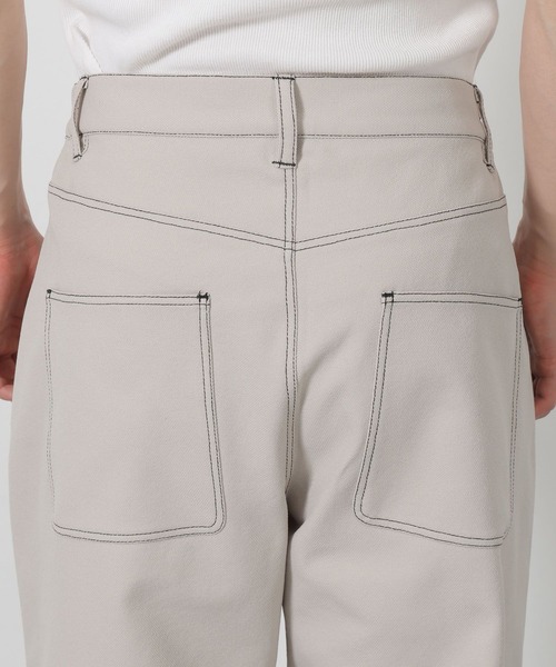 LAKOLE(ラコレ)の「ブッチャーステッチパンツ / 596083(その他パンツ・メンズ・ダークグリーン/アイボリー/ブラック・MEDIUM/LARGE)」の16枚目の写真