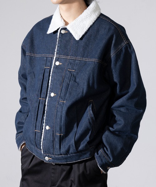 セール】【MAGASIN DE MODE Brew】裏ボア デニムジャケット 320465