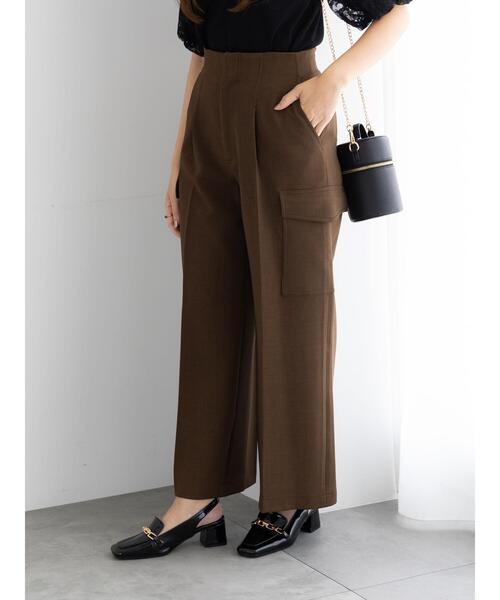 Te chichi(テチチ)の「カーゴスラックス(その他パンツ・レディース・カーキ/ライトベージュ/チャコールグレー・F)」の3枚目の写真