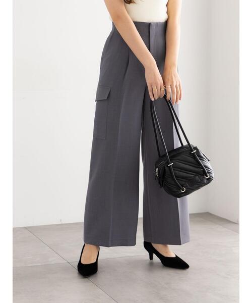 Te chichi(テチチ)の「カーゴスラックス(その他パンツ・レディース・カーキ/ライトベージュ/チャコールグレー・F)」の2枚目の写真