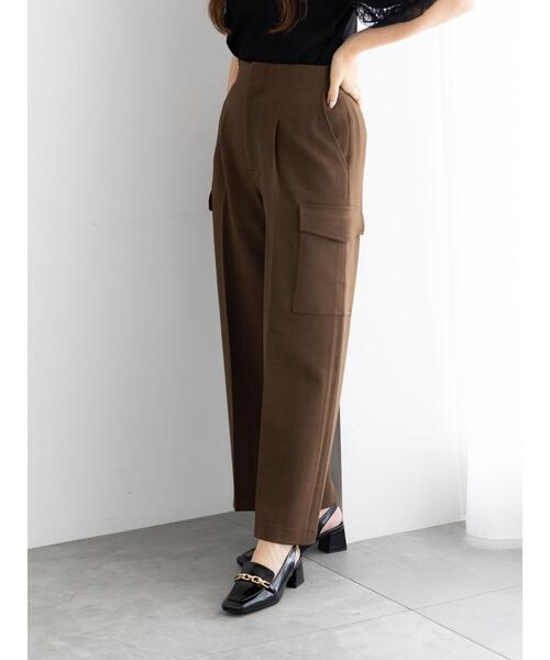 Te chichi(テチチ)の「カーゴスラックス(その他パンツ・レディース・カーキ/ライトベージュ/チャコールグレー・F)」の11枚目の写真