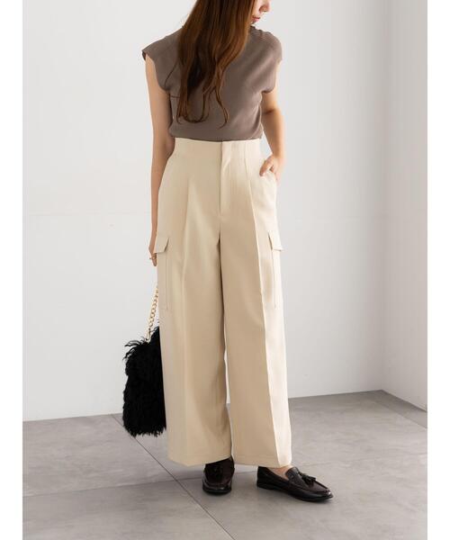 Te chichi(テチチ)の「カーゴスラックス(その他パンツ・レディース・カーキ/ライトベージュ/チャコールグレー・F)」の15枚目の写真