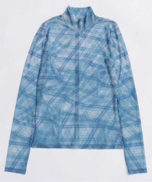 Plaid Mesh Tops/チェックメッシュトップス【MAISON SPECIAL/メゾン