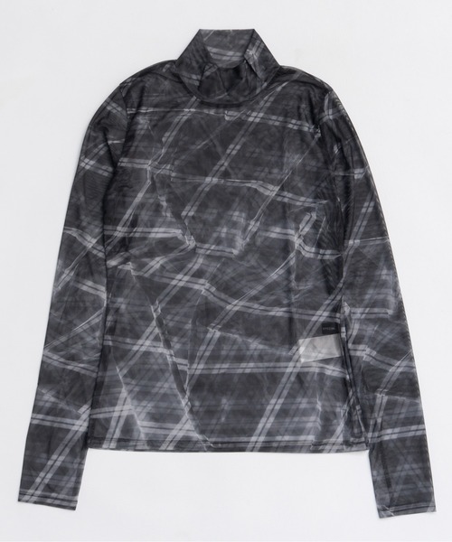 MAISON SPECIAL(メゾンスペシャル)の「Plaid Mesh Tops/チェックメッシュトップス(Tシャツ/カットソー・レディース・オフホワイト/ブルー/ブラック・FREE)」の13枚目の写真