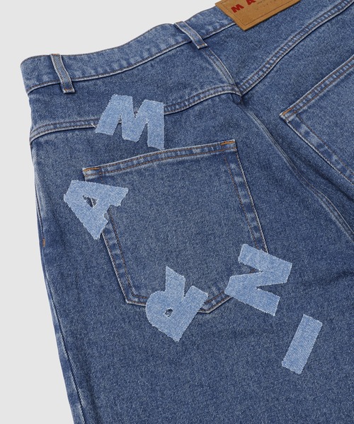MARNI（マルニ）の「DENIM / レタリングロゴパンツ（デニムパンツ・メンズ・ブルー・30inch/32inch）」の4枚目の写真