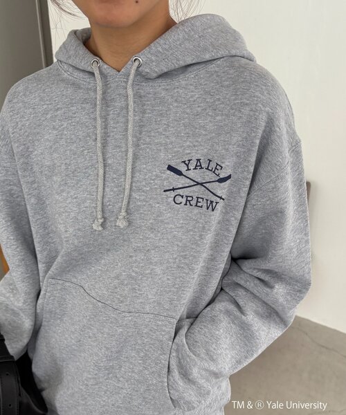 CAPRICIEUX LE'MAGE(カプリシューレマージュ)の「〈GOOD ROCK SPEED〉YALEフーディ(スウェット・レディース・グレー/ネイビー・FREE)」の4枚目の写真