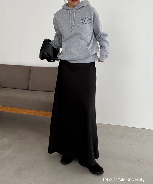 CAPRICIEUX LE'MAGE(カプリシューレマージュ)の「〈GOOD ROCK SPEED〉YALEフーディ(スウェット・レディース・グレー/ネイビー・FREE)」の6枚目の写真