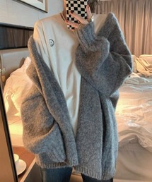 ミディアムニットカーディガン