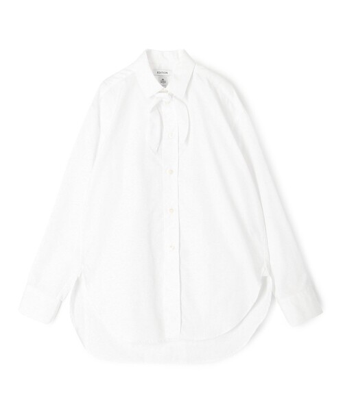 EDITION（エディション）の「THOMAS MASON タイシャツ（シャツ/ブラウス・レディース・ライトブルー/ブラック/ホワイト・36/34）」の2枚目の写真