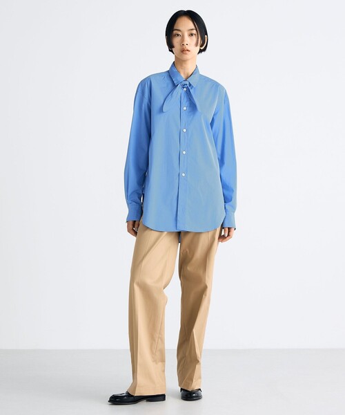 EDITION（エディション）の「THOMAS MASON タイシャツ（シャツ/ブラウス・レディース・ライトブルー/ブラック/ホワイト・36/34）」の4枚目の写真