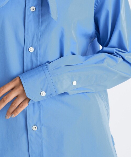 EDITION（エディション）の「THOMAS MASON タイシャツ（シャツ/ブラウス・レディース・ライトブルー/ブラック/ホワイト・36/34）」の10枚目の写真