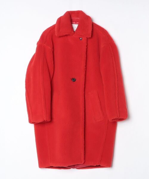 CINOH(チノ)の「BOA COAT(その他アウター・レディース・ベージュ/ブラック/レッド・36/38)」の1枚目の写真