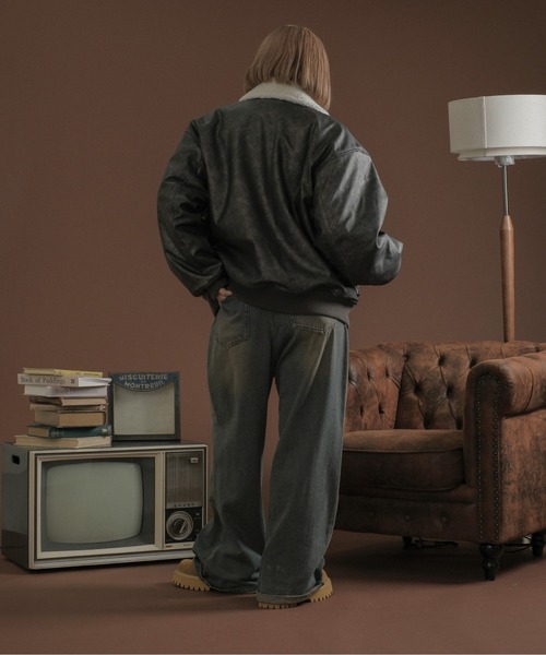 セール】裏ボア合皮ブルゾン（その他アウター）｜sedacle（セダクル