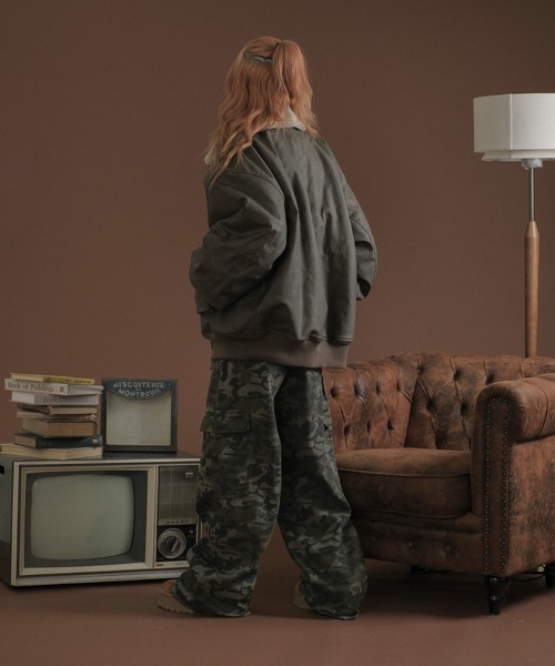 sedacle（セダクル）の「裏ボア合皮ブルゾン（その他アウター・メンズ・モカ/ブラウン/ダークブラウン/ボルドー/ブラック・SMALL/MEDIUM/LARGE）」の22枚目の写真