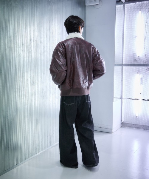 裏ボア合皮ブルゾン（その他アウター）｜sedacle（セダクル）の