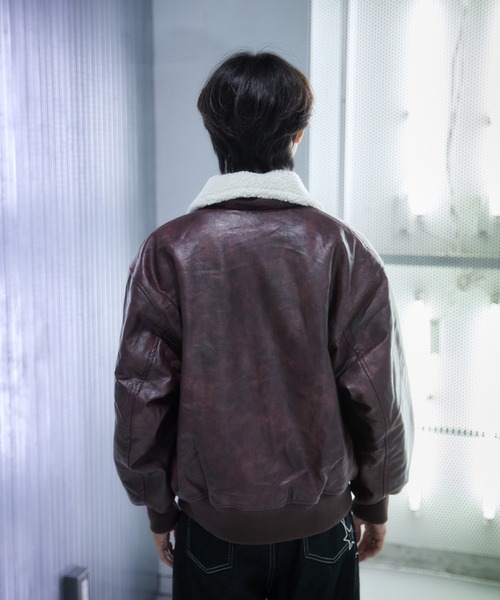 裏ボア合皮ブルゾン（その他アウター）｜sedacle（セダクル）の