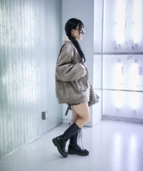 セール】裏ボア合皮ブルゾン（その他アウター）｜sedacle（セダクル