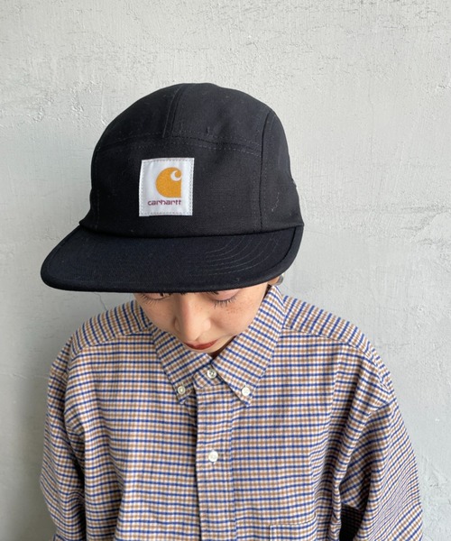 Carhartt WIP（カーハートダブリューアイピー）の「[carhartt WIP/カーハートダブリューアイピー] BACKLEY スクエアロゴ キャップ（キャップ・レディース・ブラック・ONE SIZE）」の5枚目の写真