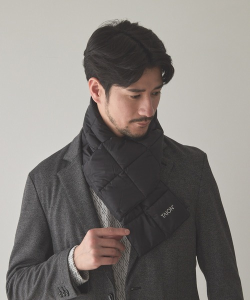 UNION STATION(ユニオンステーション)の「TAION BASIC DOWN SCARF(マフラー・メンズ・グレー/ブラウン/ブラック/カーキ・7)」の1枚目の写真