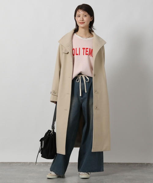 LAKOLE（ラコレ）の「アソートロゴジャガードニットプルオーバー / 600360（ニット/セーター・レディース・グレー/イエロー/ネイビー/アイボリー・FREE）」の6枚目の写真