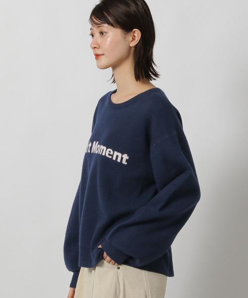 LAKOLE（ラコレ）の「アソートロゴジャガードニットプルオーバー / 600360（ニット/セーター・レディース・グレー/イエロー/ネイビー/アイボリー・FREE）」の8枚目の写真