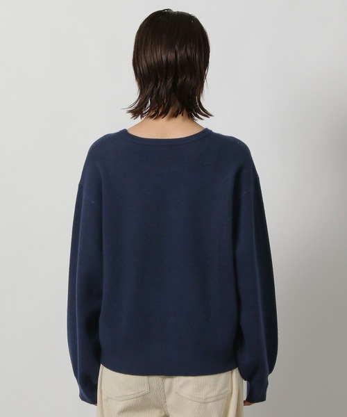 LAKOLE（ラコレ）の「アソートロゴジャガードニットプルオーバー / 600360（ニット/セーター・レディース・グレー/イエロー/ネイビー/アイボリー・FREE）」の13枚目の写真