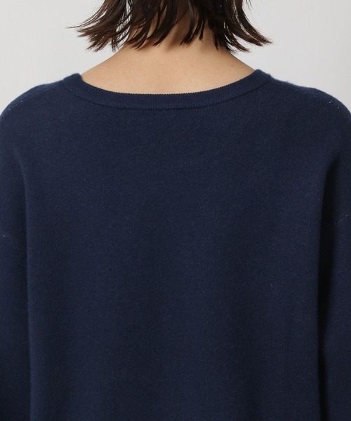 LAKOLE（ラコレ）の「アソートロゴジャガードニットプルオーバー / 600360（ニット/セーター・レディース・グレー/イエロー/ネイビー/アイボリー・FREE）」の14枚目の写真