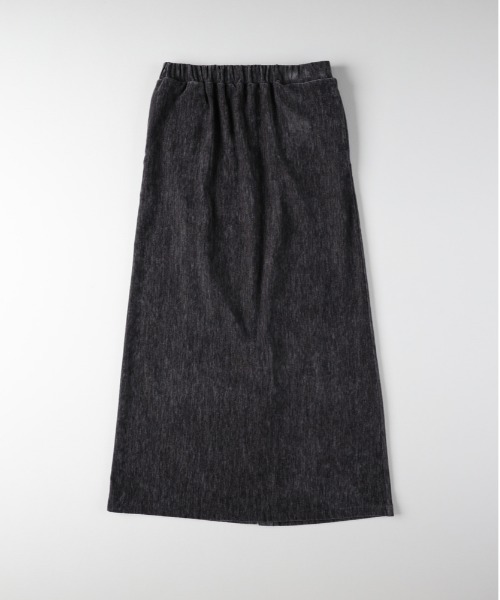 Right-on（ライトオン）の「【HONEYSUCKLE ROSE】シェニールスカート(ウエストゴム・ストレッチ・秋カラー・体型を拾いにくい・親子でお揃い）（スカート・レディース・ダークグレー/ブラウン/オフホワイト・M/S/L）」の5枚目の写真